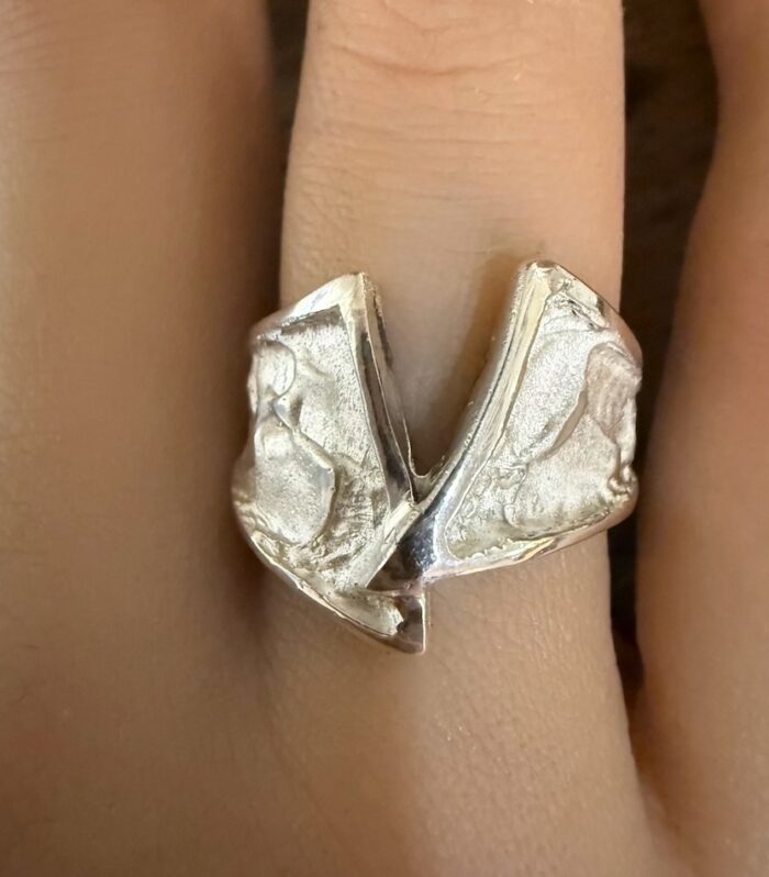 la bague Ailes Argent