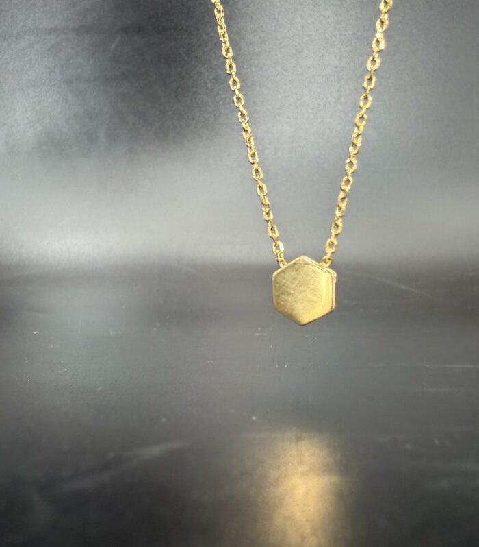 Collier Ruche Argent Plaqué Or