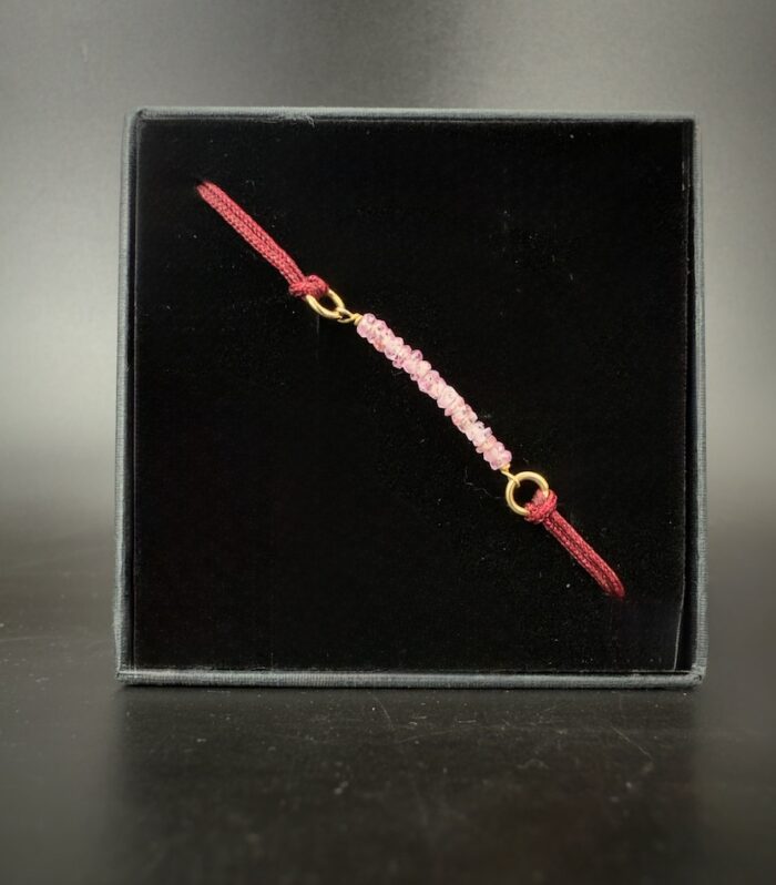 Fils d'Ariane Saphirs Rose